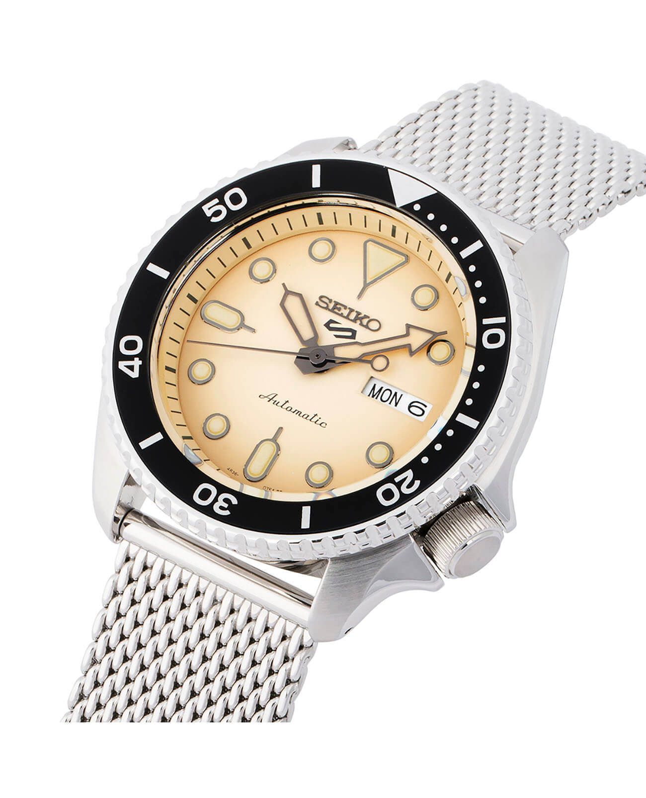 Seiko SRPD67K1 мужские часы застежка крупным планом