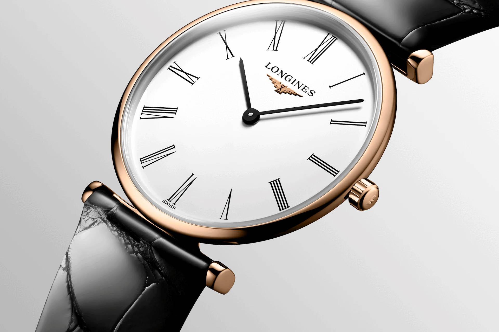 Longines Longines La Grande Classique L4.512.1.91.2 женские часы белый циферблат на запястье