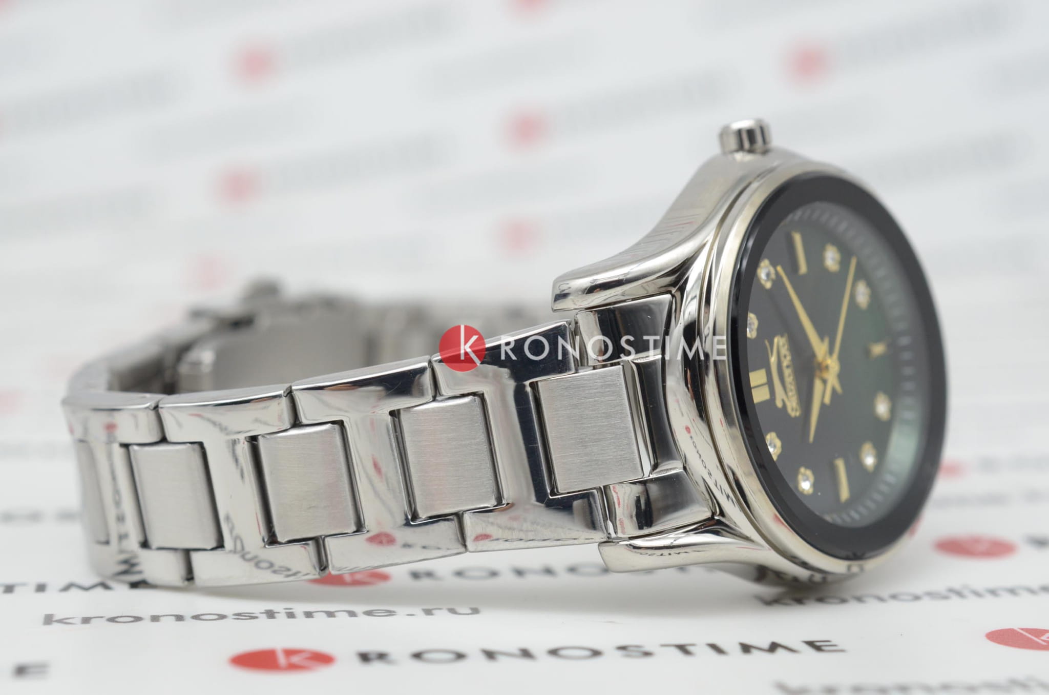 Slazenger Slazenger SL.09.2235.3.05 женские часы зеленый циферблат на запястье