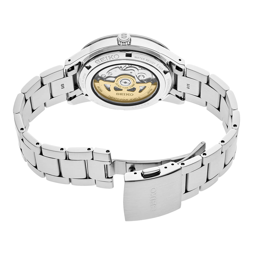 Оригинальные часы Seiko Seiko Presage SSA425J1 механические калибр механизма 4r39 общий вид