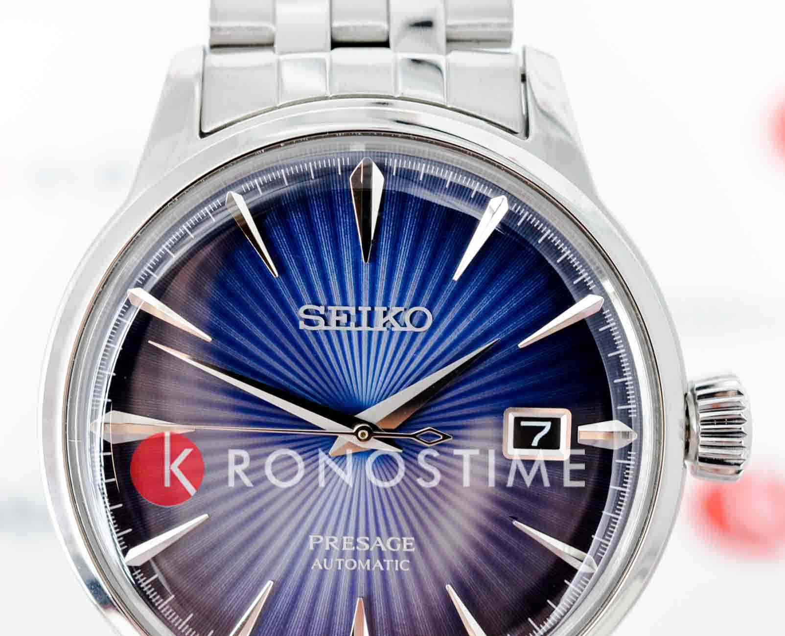 Seiko Seiko Presage SRPB41J1, presage япония мужские часы на браслете нержавеющая сталь боковой вид