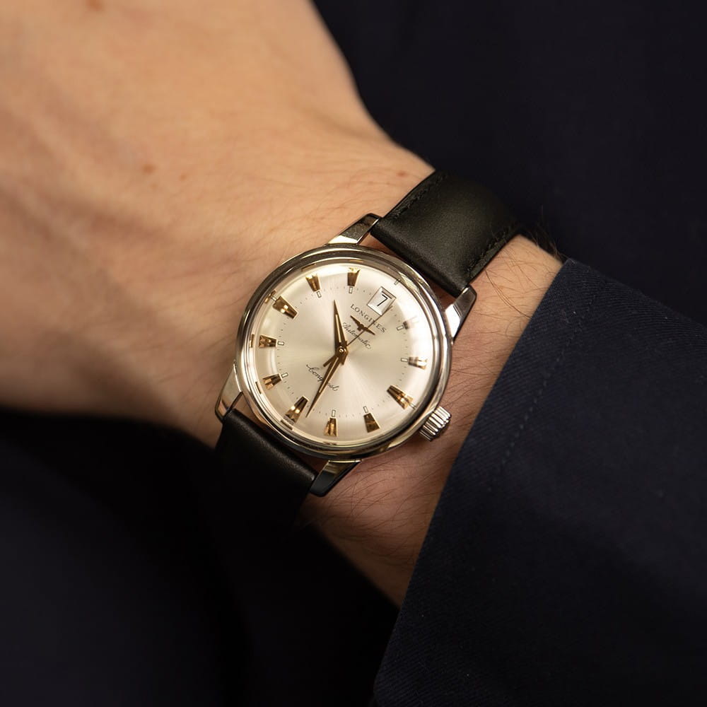 Longines Longines Heritage L1.611.4.75.2 женские часы серебристый циферблат на запястье