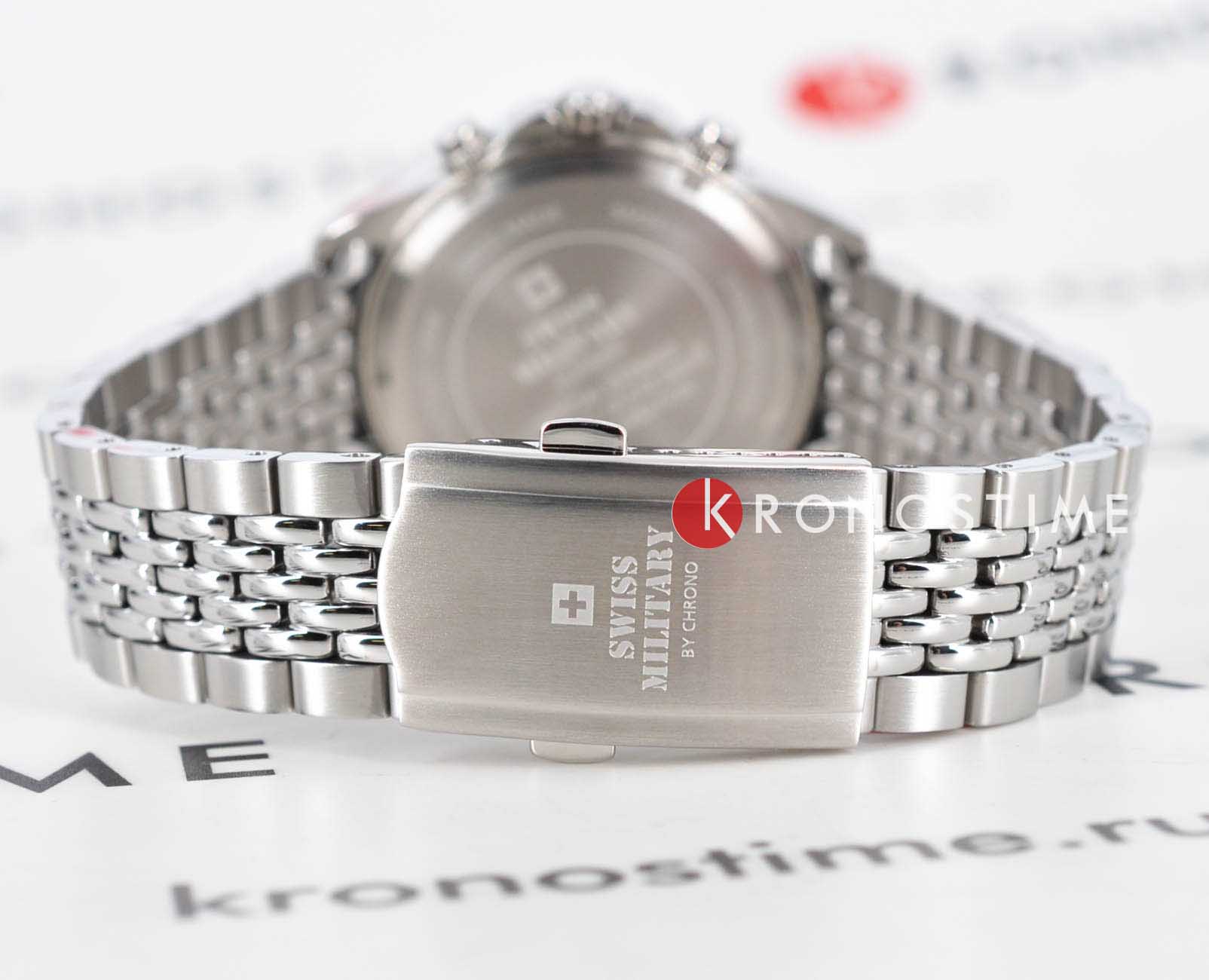 Оригинальные часы Swiss Military by Chrono Swiss Military by Chrono Sports Chronograph SM34107.01 кварцевые калибр механизма  общий вид