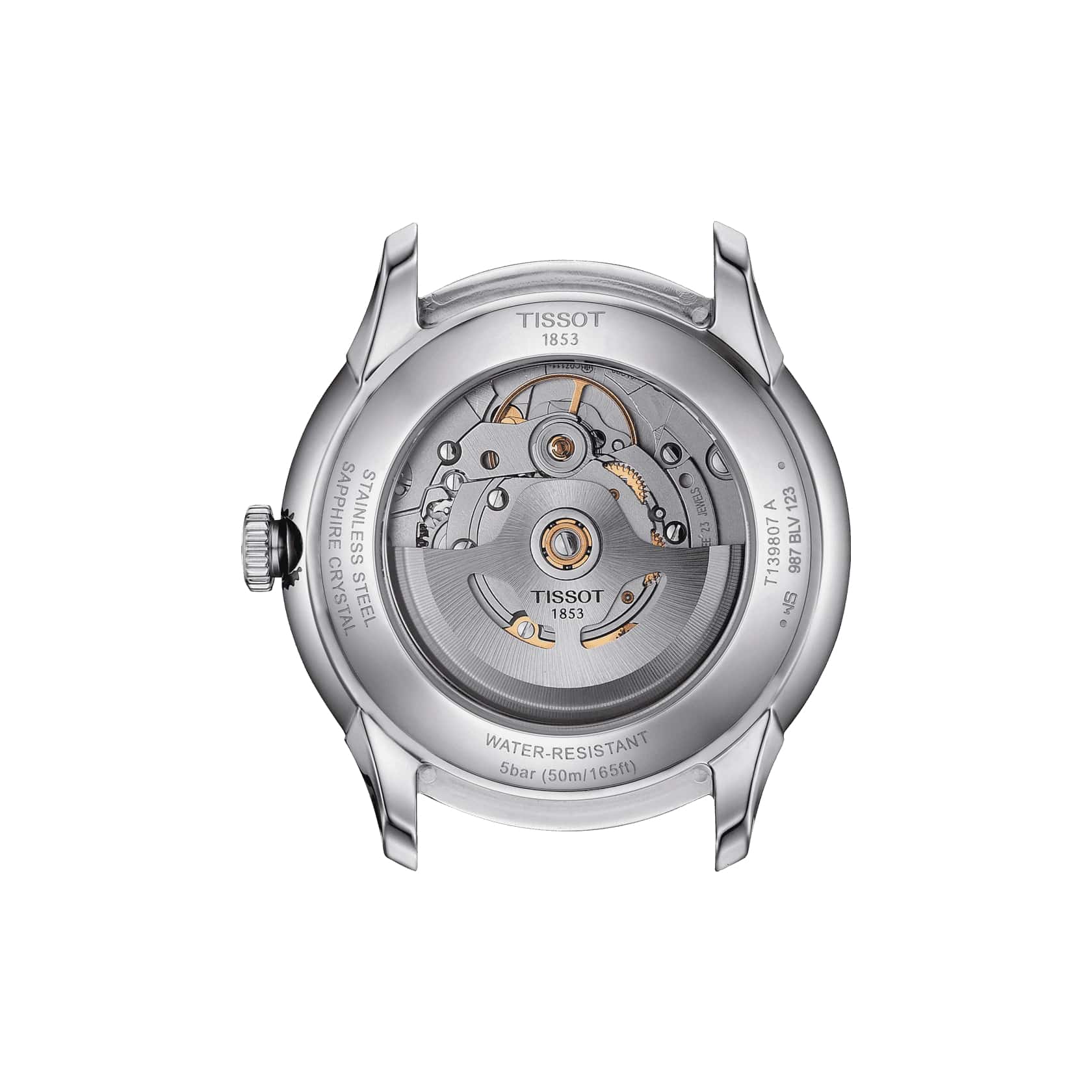 Оригинальные часы Tissot Tissot Chemin des Tourelles Powermatic 80 T139.807.11.048.00 механические калибр механизма powermatic 80.111 общий вид