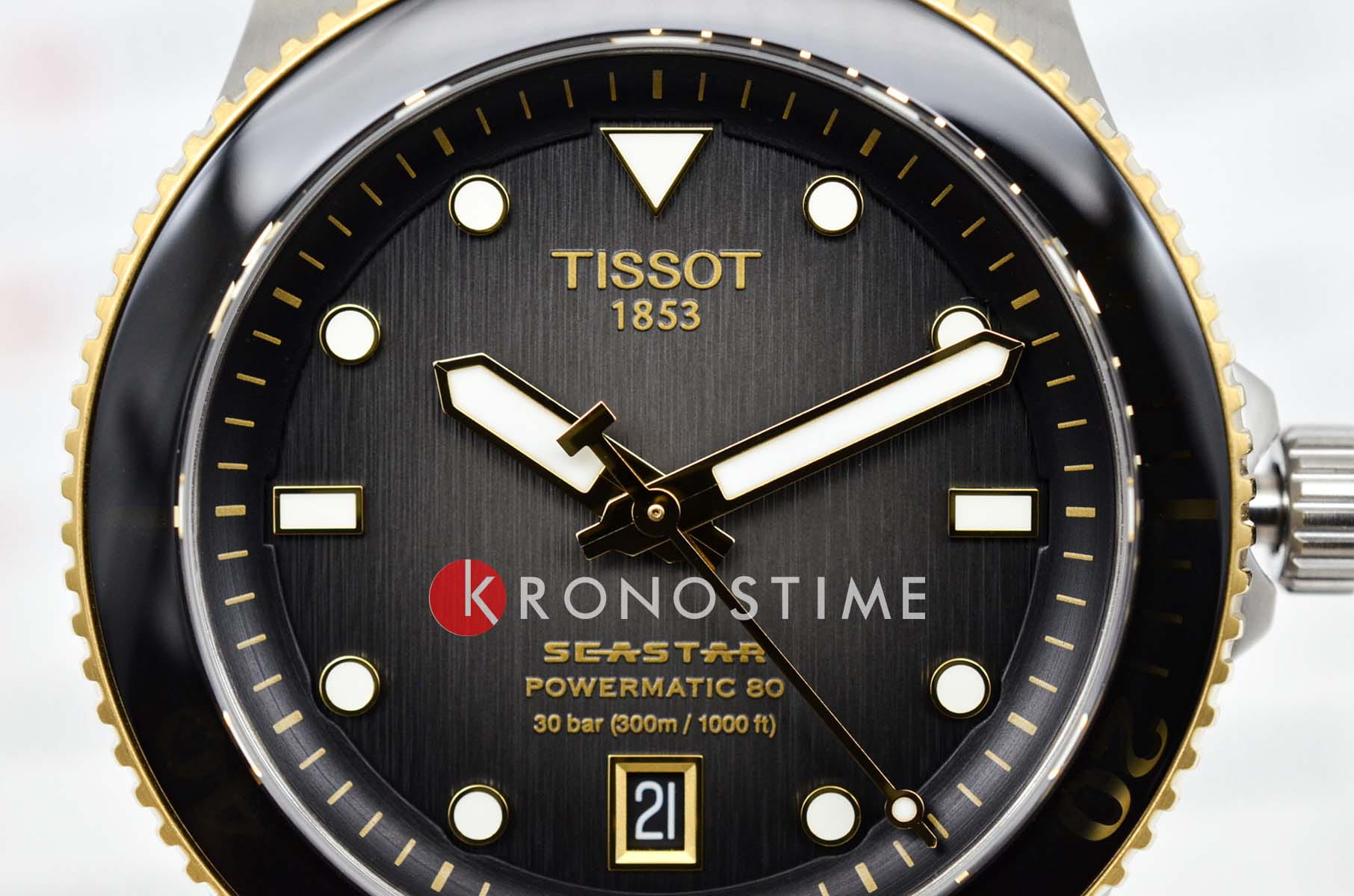 Tissot Tissot Seastar 1000 Powermatic 80 T120.807.22.051.00 швейцария наручные мужские часы заводная головка с логотипом Tissot