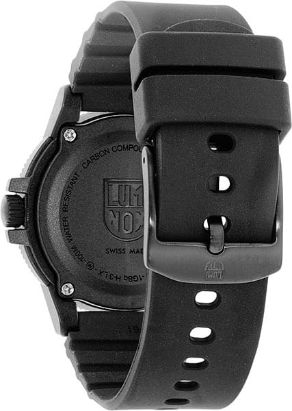 Luminox Luminox Leatherback Sea Turtle XS.0301.BO.L, sea швейцария мужские часы на браслете силикон боковой вид