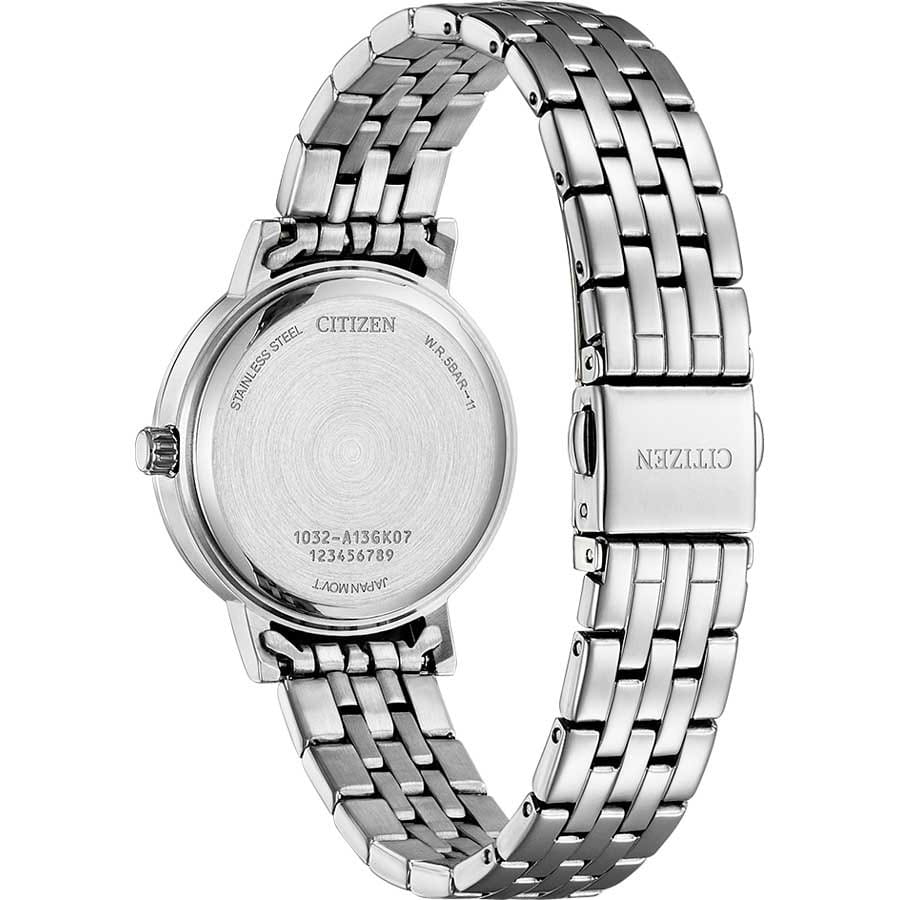 Citizen Citizen Elegance EL3100-55N,  япония женские часы на браслете нержавеющая сталь боковой вид