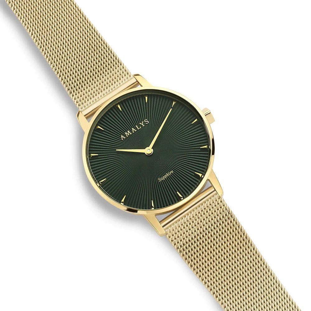 Amalys Amalys Baker AMW-173,  бельгия женские часы на браслете нержавеющая сталь с pvd-покрытием боковой вид