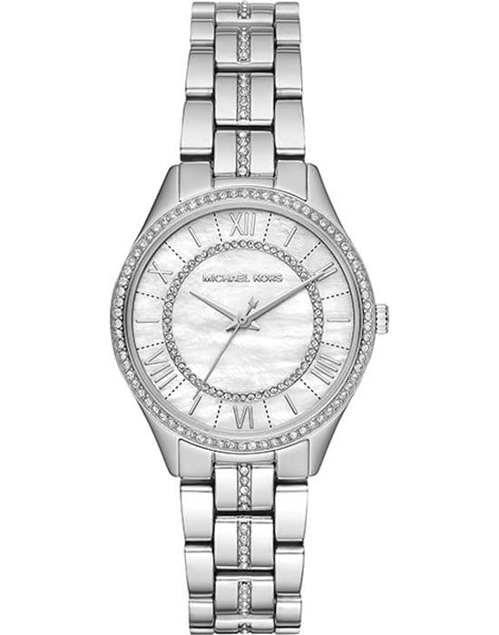Michael Kors Michael Kors Ritz MK3900  MK3900 кварцевые женские часы перламутровый циферблат, браслет  — вид спереди
