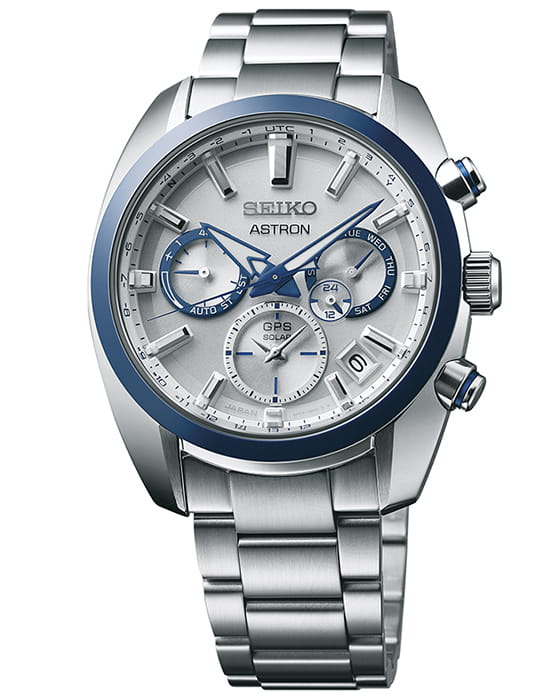 Seiko Seiko Astron GPS Solar SSH093J1 , наручные мужские часы фото под углом