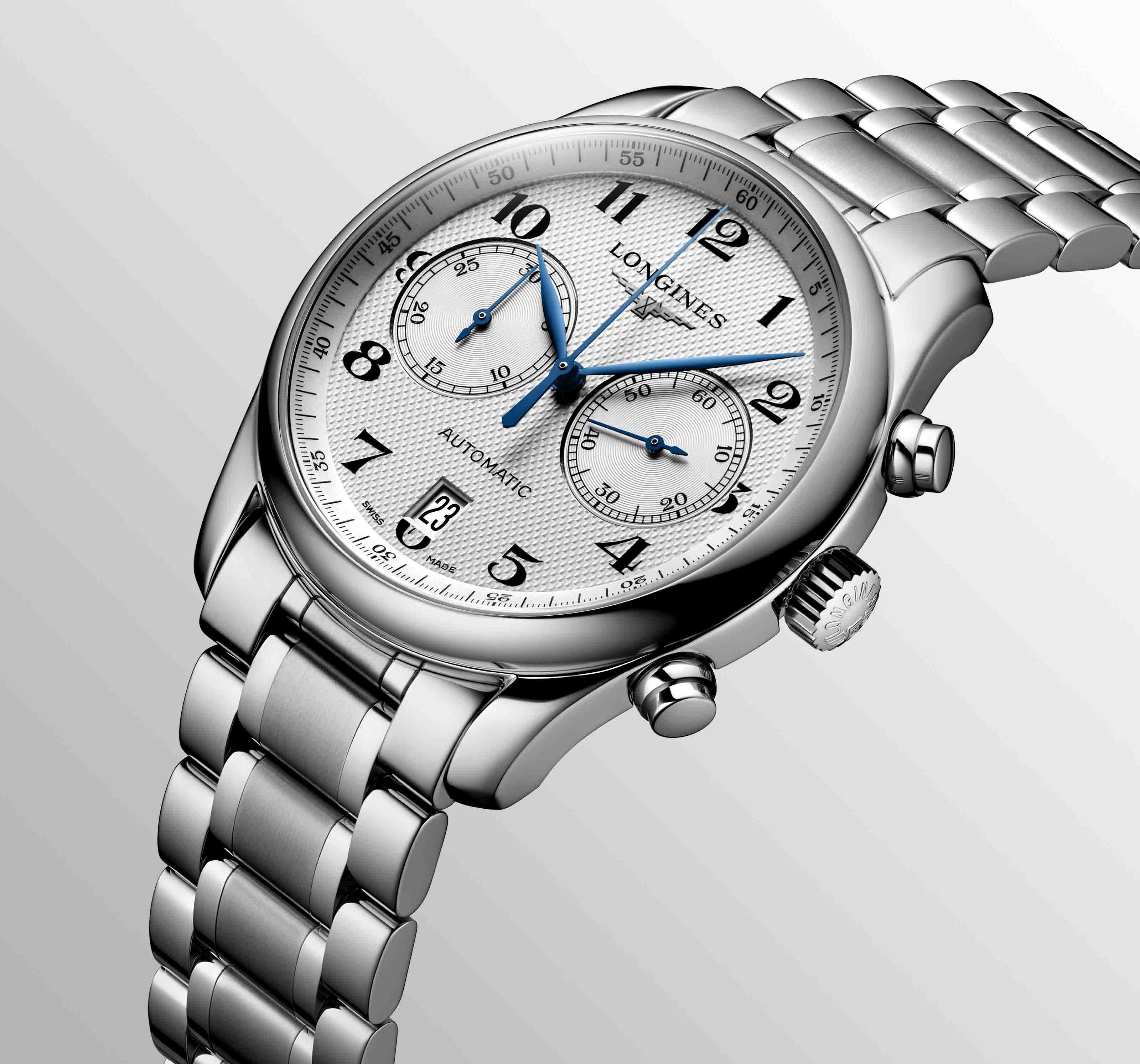 Longines Longines Master Collection L2.629.4.78.6 мужские часы серебристый циферблат на запястье