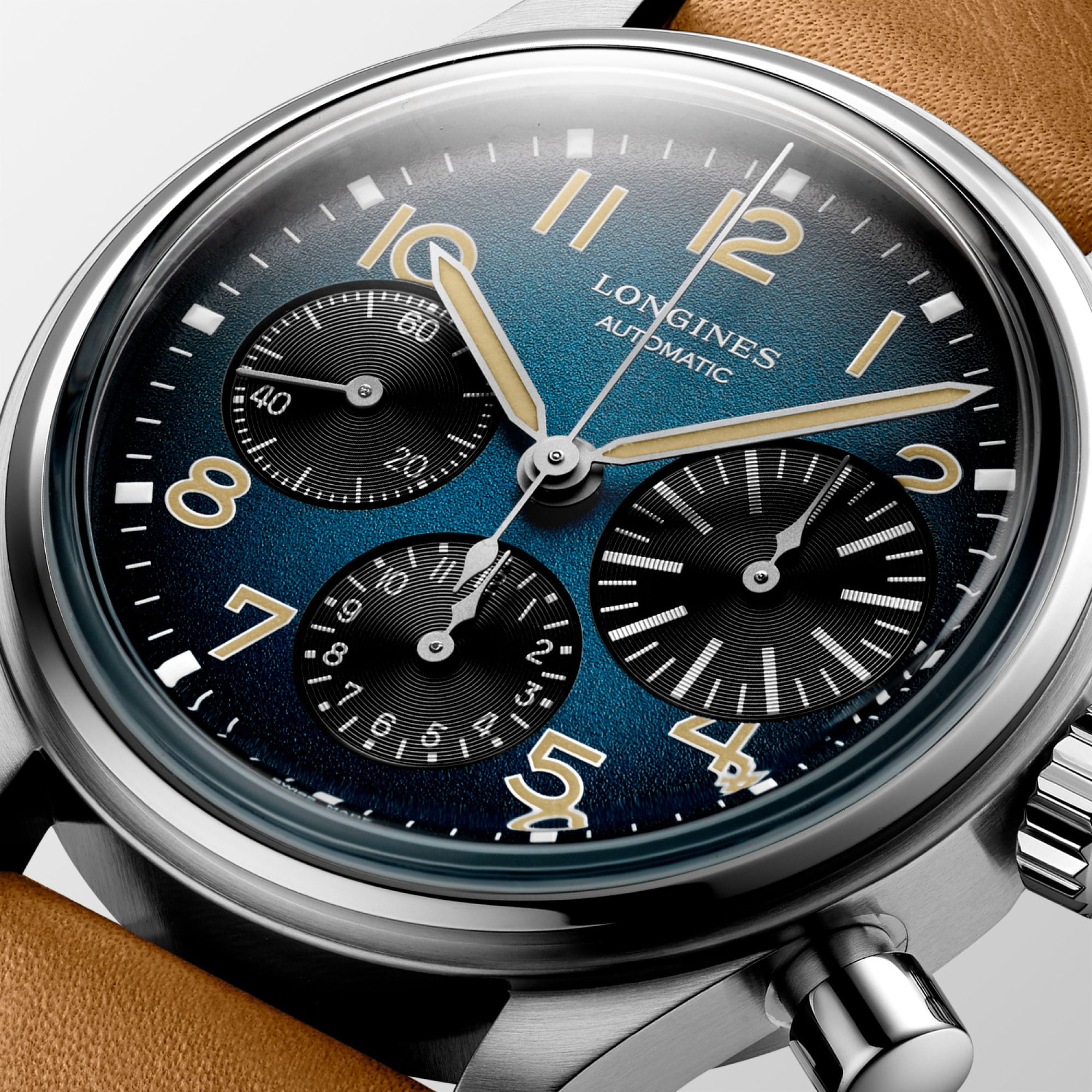 Longines Longines Avigation Big Eye L2.816.1.93.2  - задняя крышка сталь металл корпуса, швейцария часы
