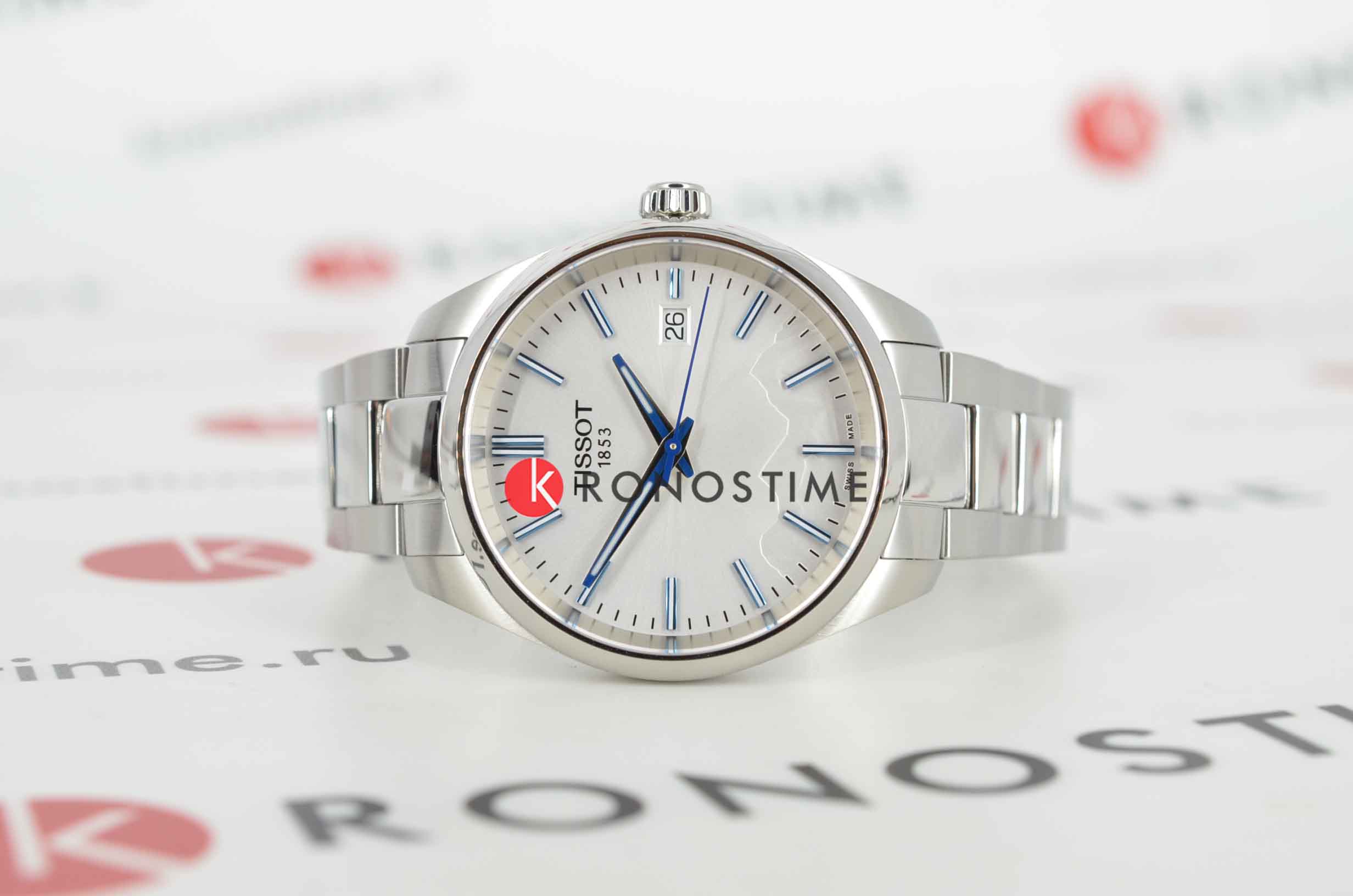 Tissot Tissot PR 100 Jungfraubahn Quartz 34mm T150.210.11.031.01, t-classic швейцария мужские часы на браслете нержавеющая сталь боковой вид