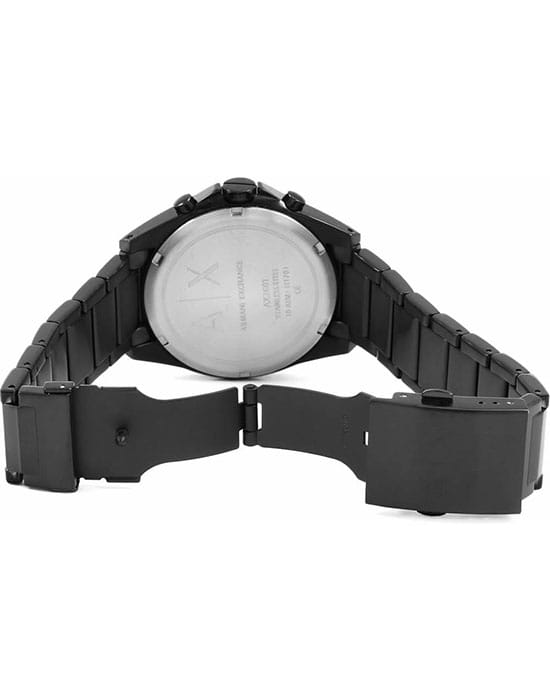 Armani Exchange Armani Exchange Drexler  AX2601,  италия мужские часы на браслете сталь с ip покрытием боковой вид