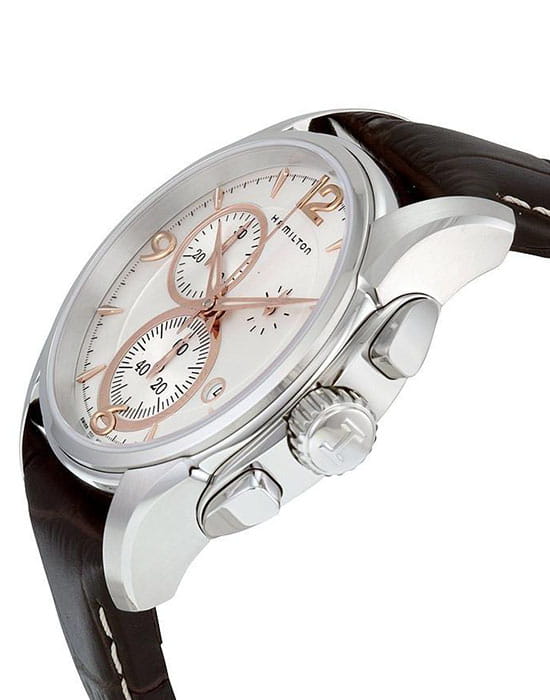 Hamilton Hamilton Jazzmaster Chrono Quartz H32612555 , наручные мужские часы фото под углом