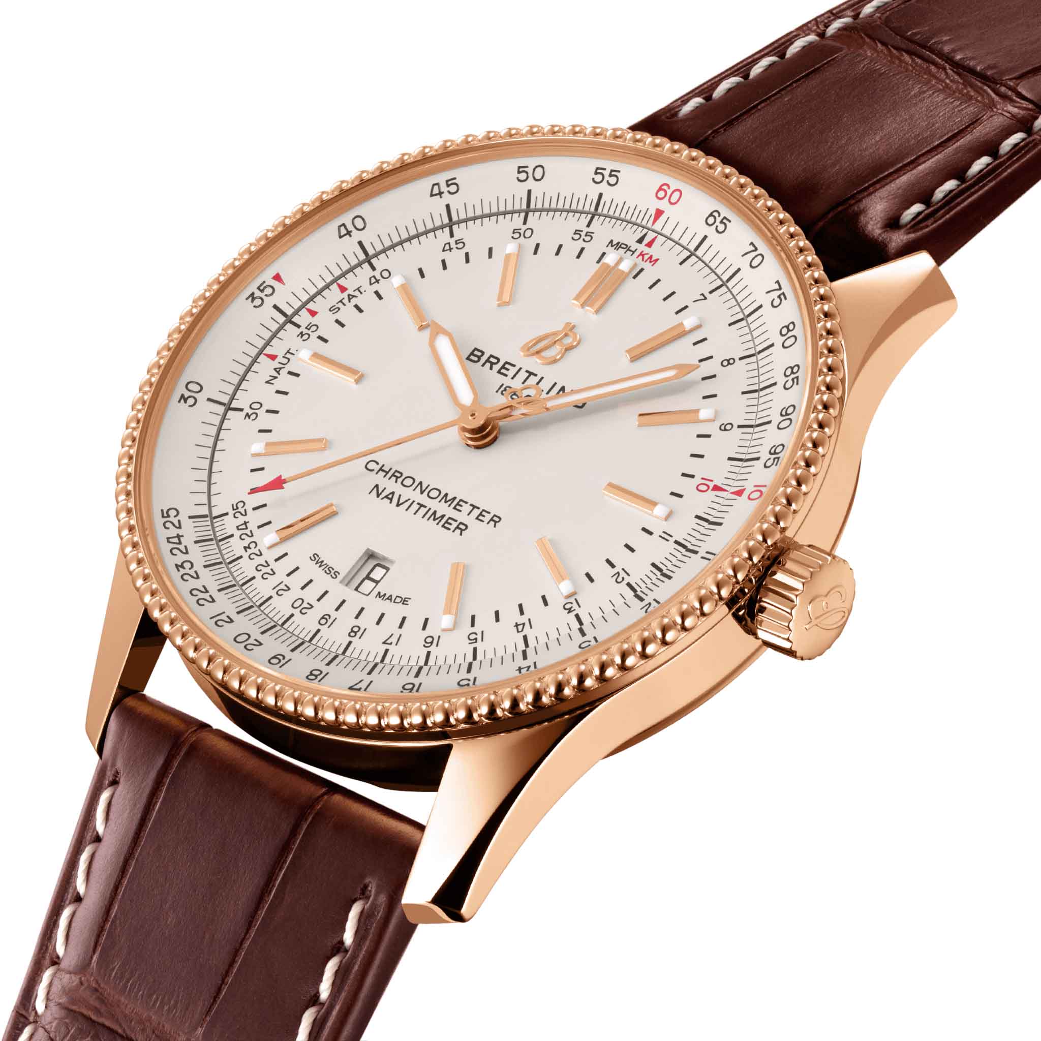 Breitling Breitling Navitimer Automatic 41 R17326211G1P1 , наручные мужские часы фото под углом