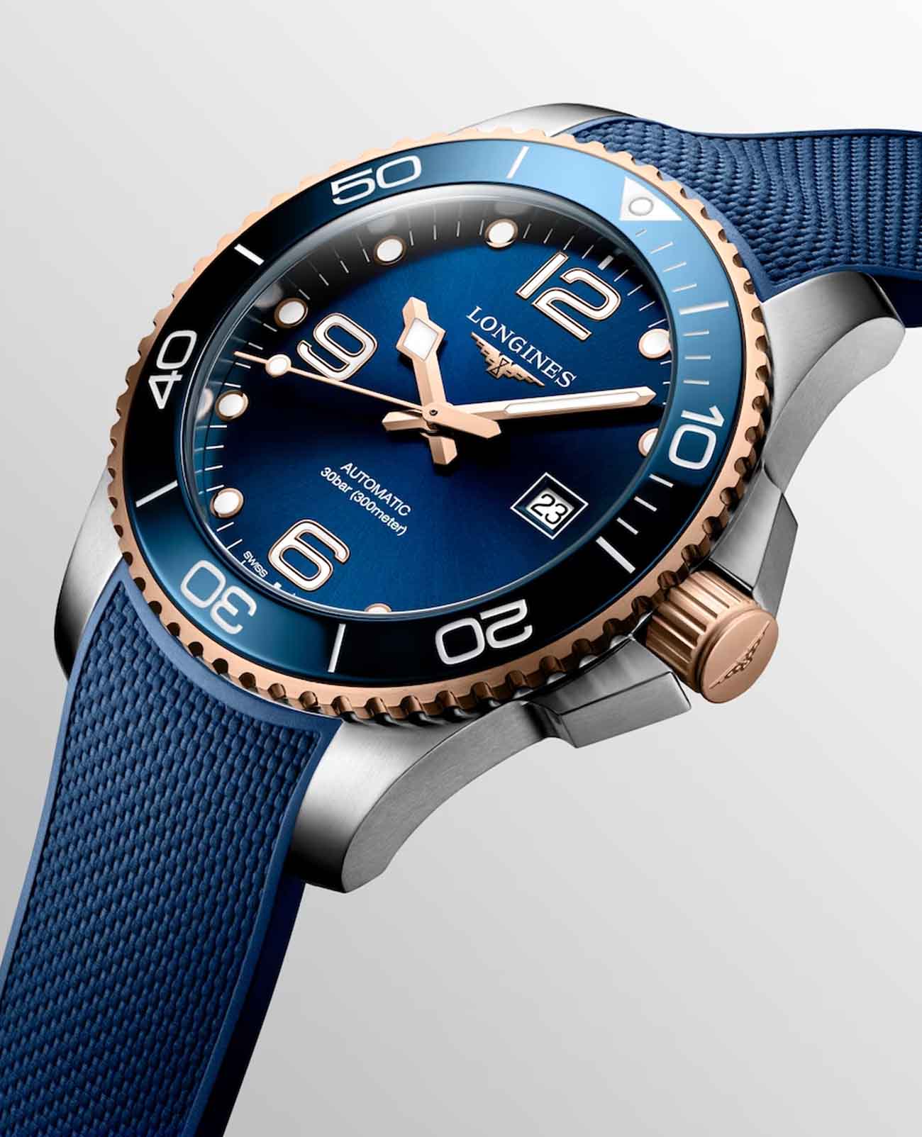 Longines Longines HydroConquest L3.782.3.98.9  - задняя крышка керамика сталь металл корпуса, швейцария часы