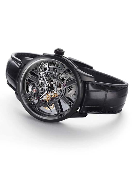 Maurice Lacroix Maurice Lacroix Masterpiece Skeleton MP7228-PVB01-005-1 , наручные мужские часы фото под углом
