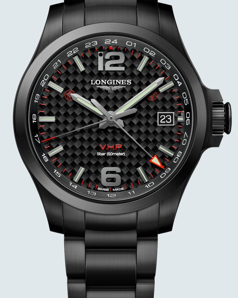 Longines Longines Conquest V.H.P.  L3.718.2.66.6 , наручные мужские часы фото под углом