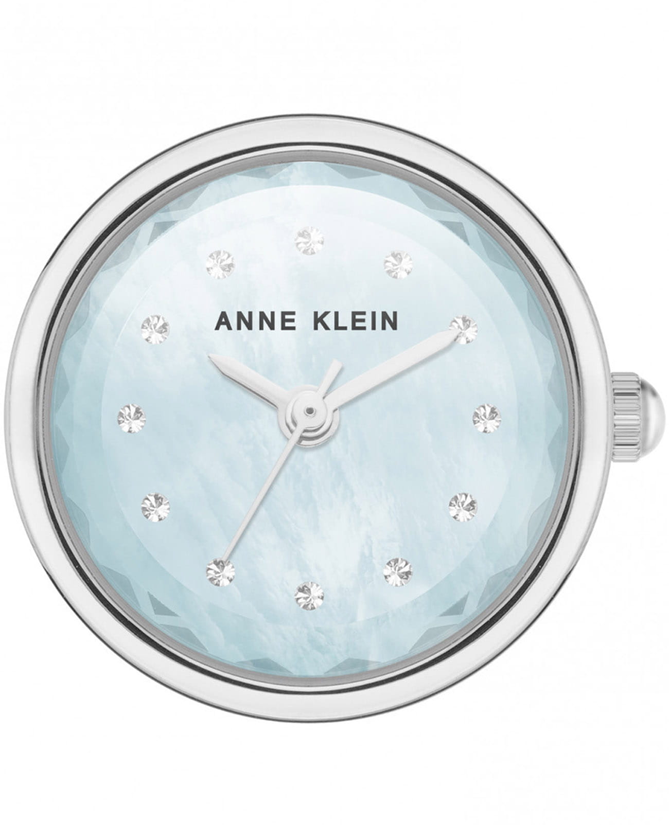 Anne Klein Anne Klein Ring 5125RINGAM  5125RINGAM кварцевые женские часы голубой циферблат, браслет нержавеющая сталь — вид спереди