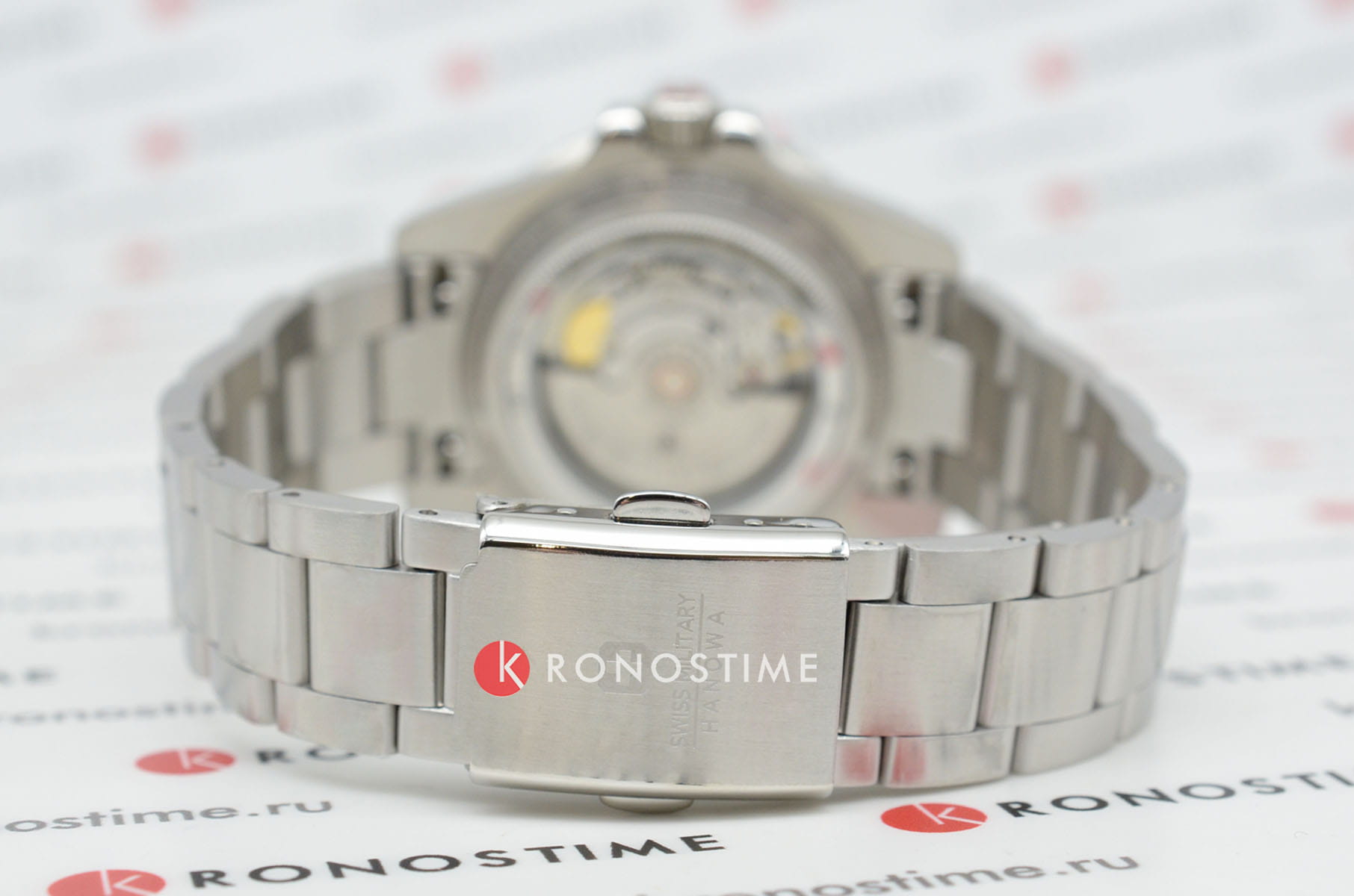 Swiss Military Hanowa Swiss Military Hanowa Sealord SMWGL0006304 механические мужские часы часы крупный план синий циферблата