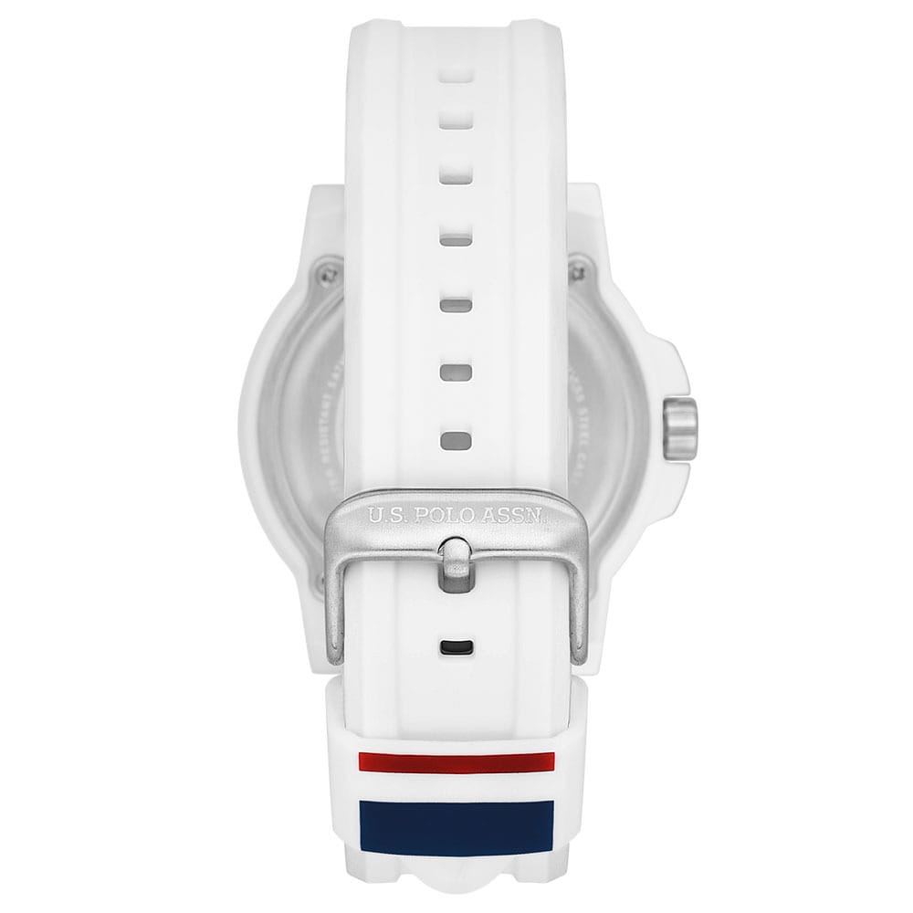 U.S. Polo Assn. U.S. Polo Assn. Yard USPA1029-09,  сша мужские часы на браслете силикон боковой вид