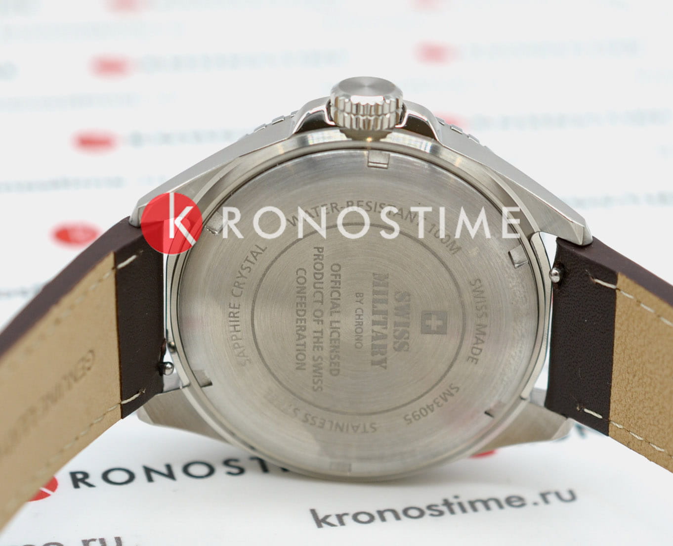 Swiss Military by Chrono Swiss Military by Chrono Quartz GMT SM34095.04 мужские часы черный циферблат на запястье