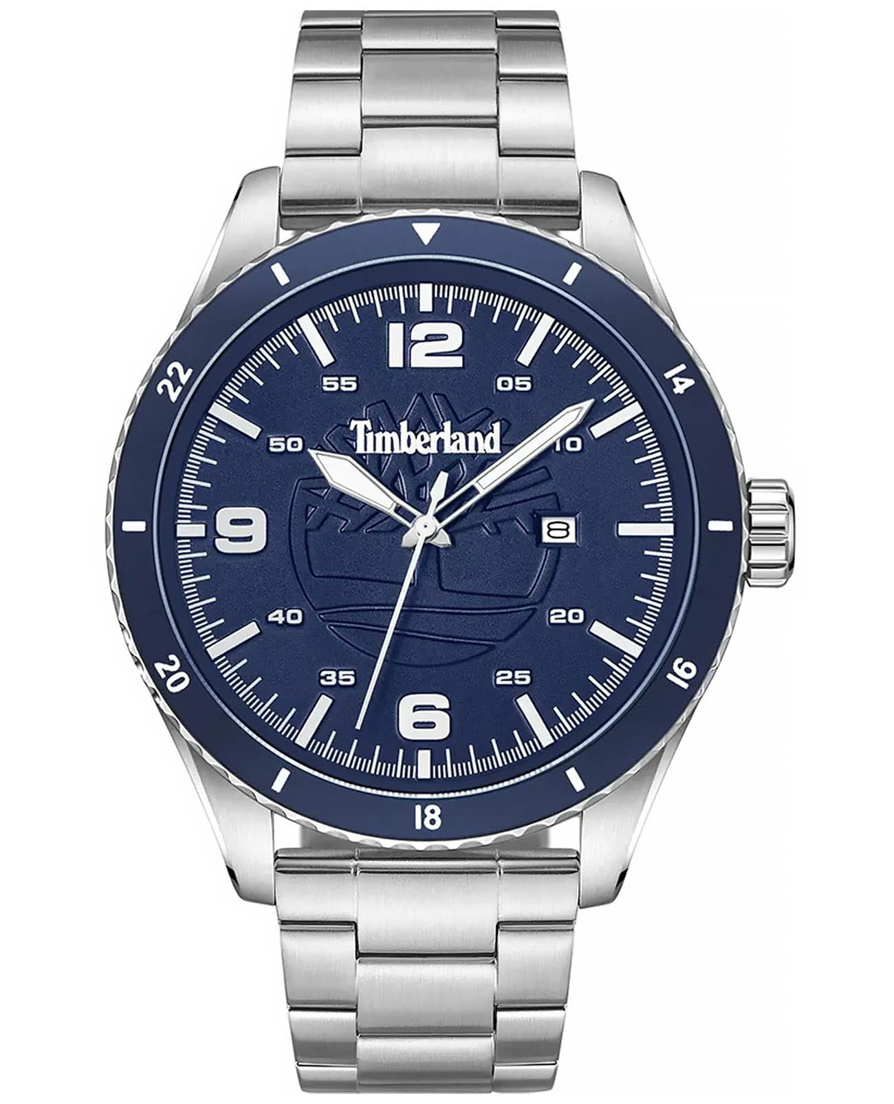 Timberland Timberland Ashmont TDWGH0010504  TDWGH0010504 кварцевые мужские часы синий циферблат, браслет нержавеющая сталь — вид спереди