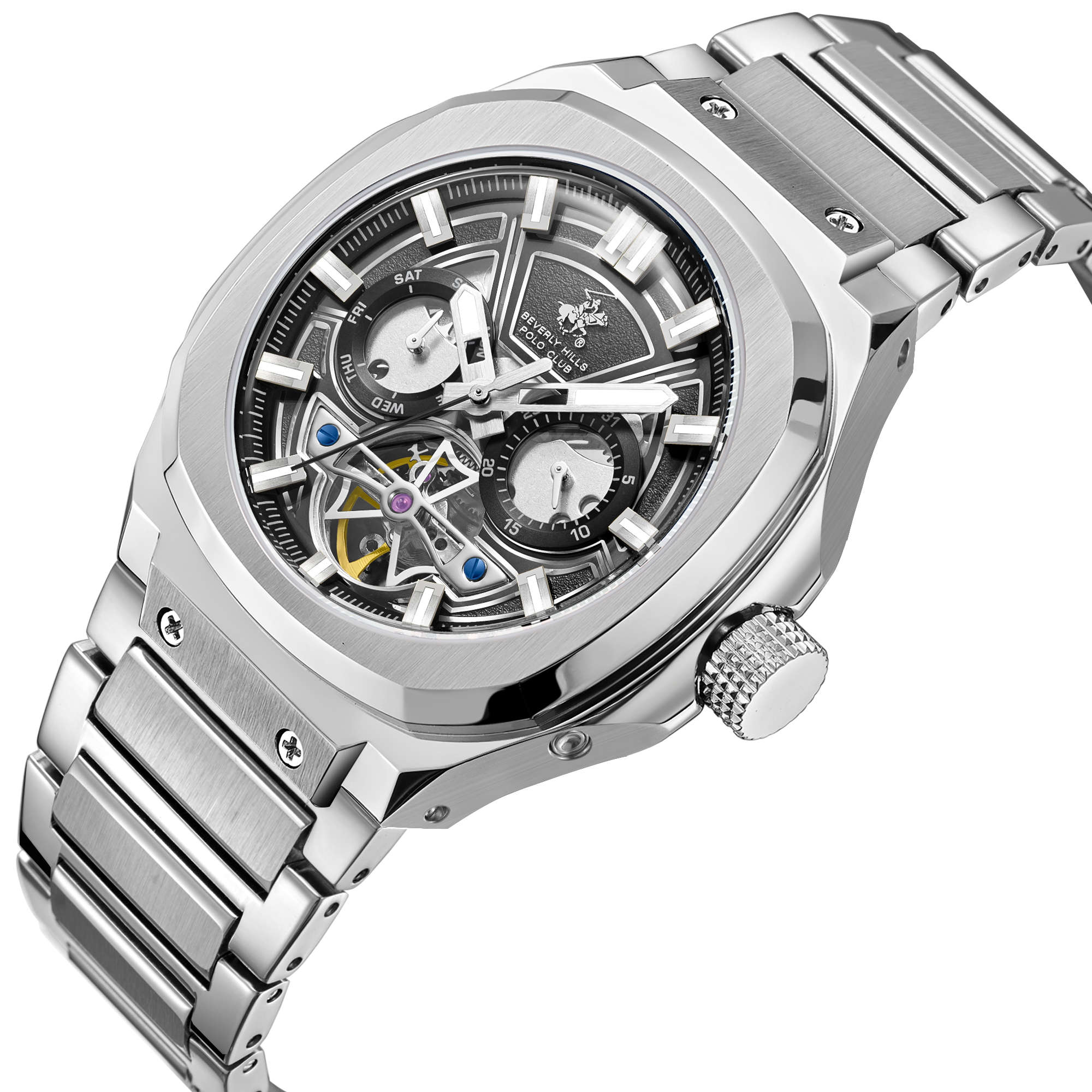 Beverly Hills Polo Club Beverly Hills Polo Club Automatic BP3749X.350 , наручные мужские часы фото под углом