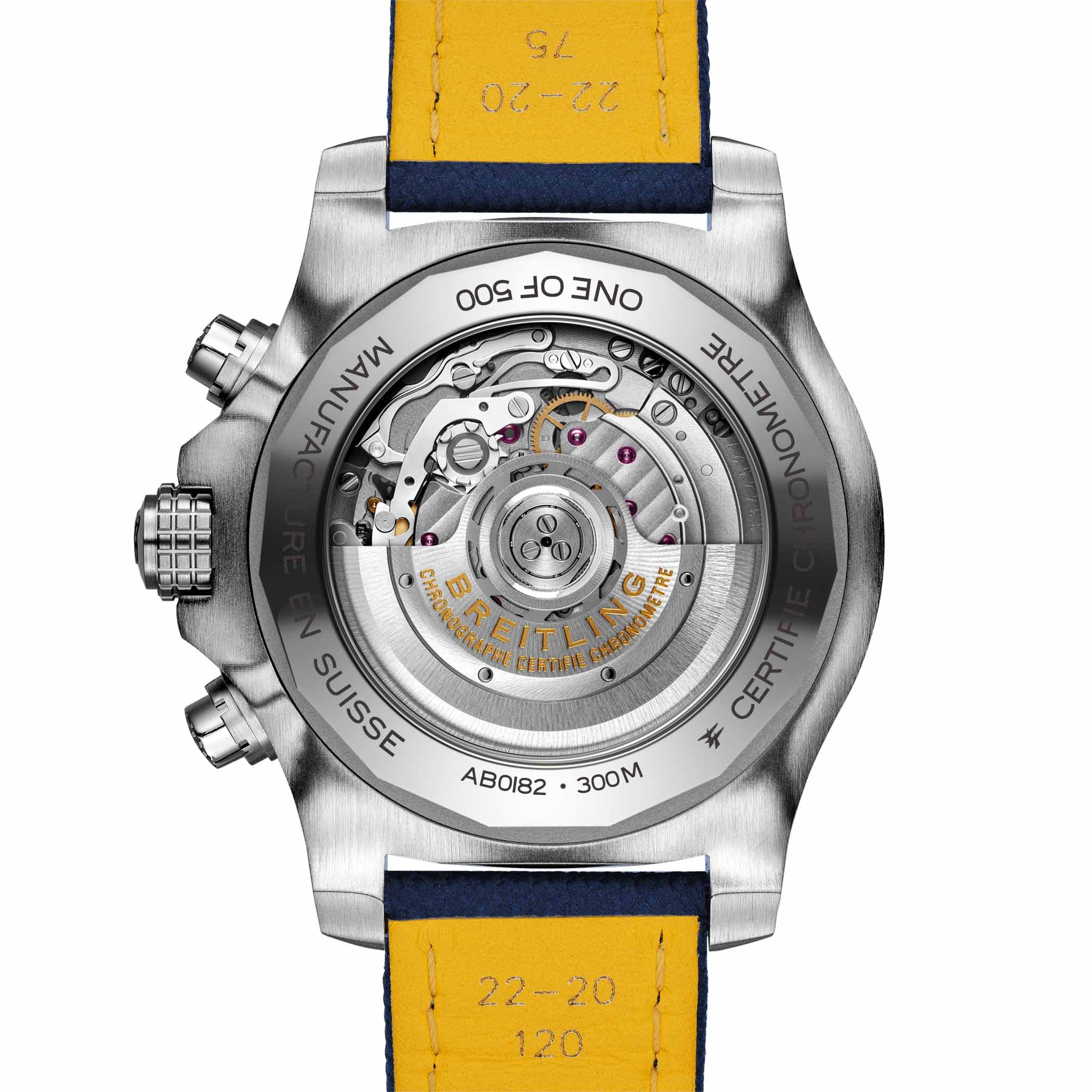 Оригинальные часы Breitling Breitling Avenger B01 Chronograph 45 AB01821A1C1X2 механические калибр механизма мануфактурный механизм breitling caliber b01 общий вид