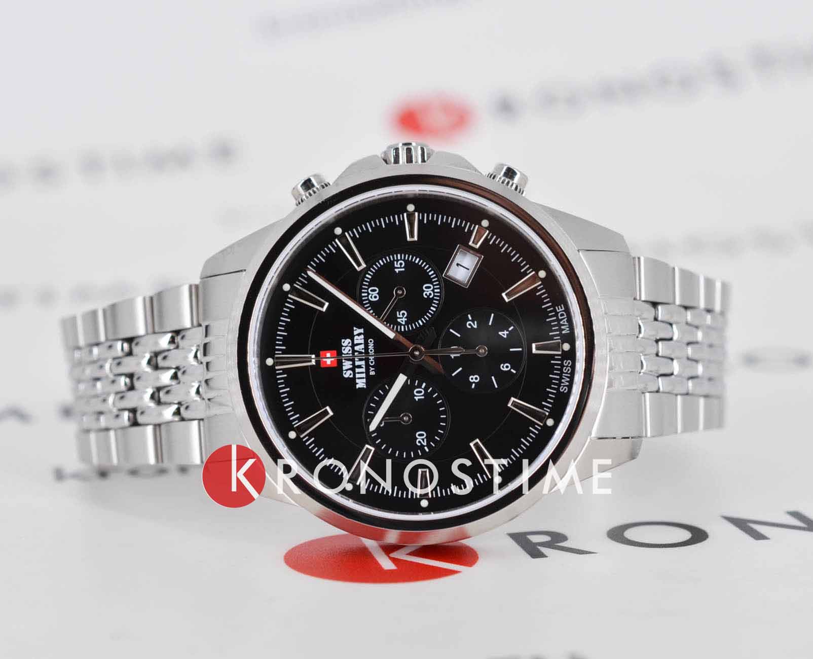 Swiss Military by Chrono Swiss Military by Chrono Sports Chronograph SM34107.01 , наручные мужские часы фото под углом