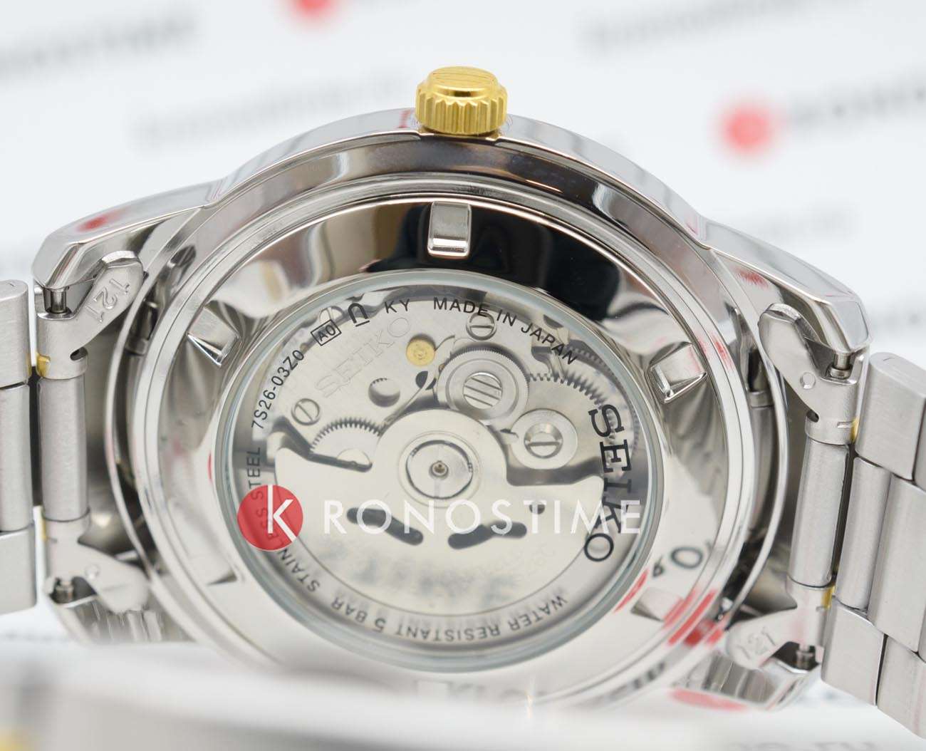 Оригинальные часы Seiko Seiko 5 Regular SNKM92J1 механические калибр механизма 7s26 общий вид