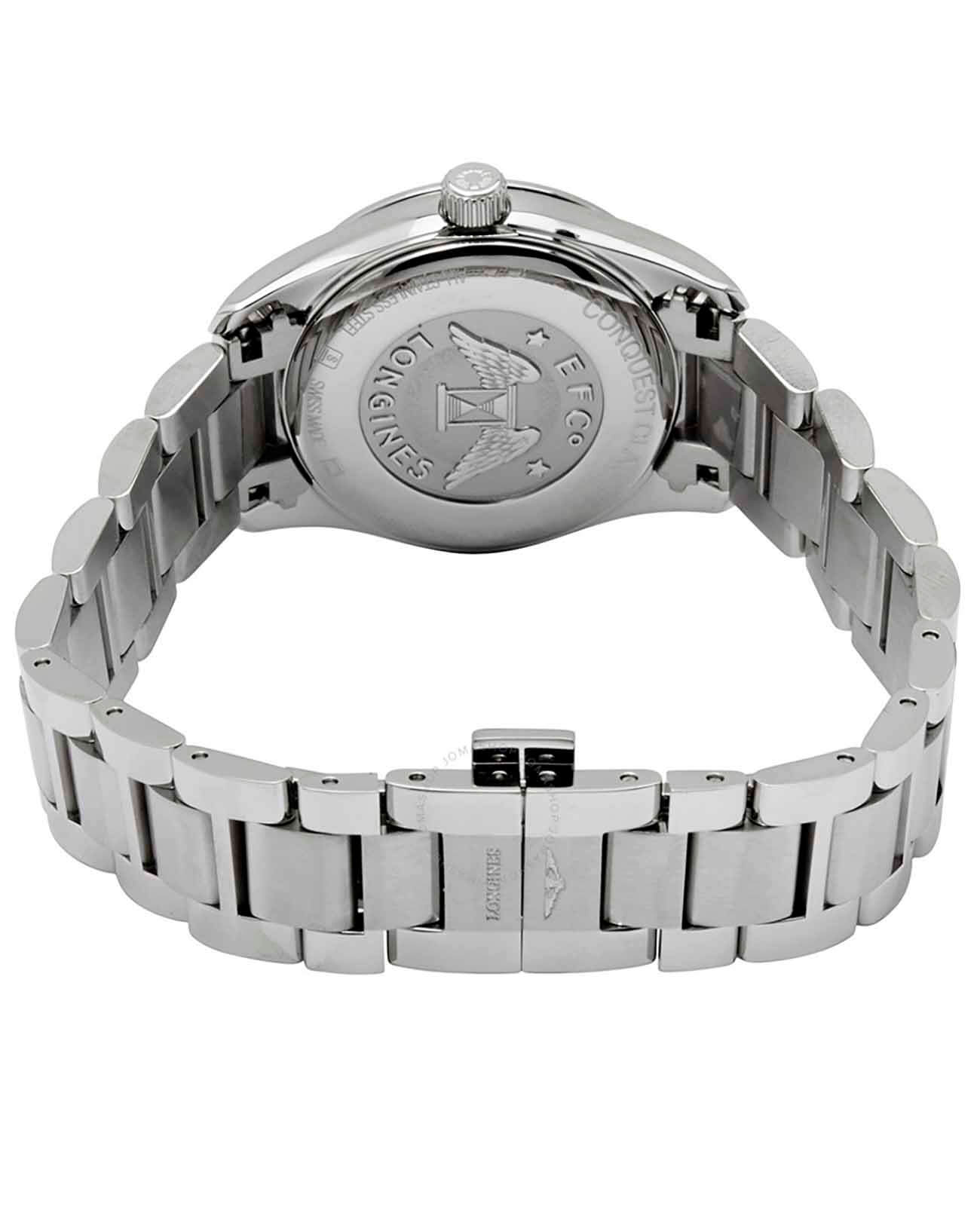 Longines L22864886 женские часы застежка крупным планом