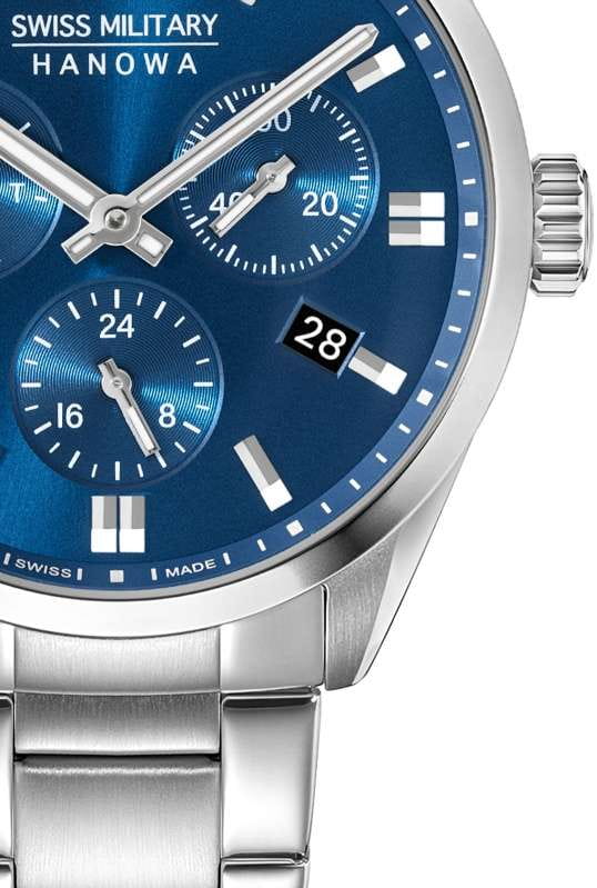 Swiss Military Hanowa Swiss Military Hanowa Roadrunner SMWGK0005602  — детали корпуса и нержавеющая сталь