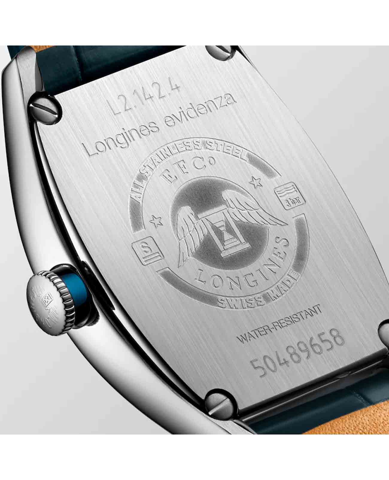 Longines Longines Evidenza L2.142.4.60.2  - задняя крышка сталь металл корпуса, швейцария часы