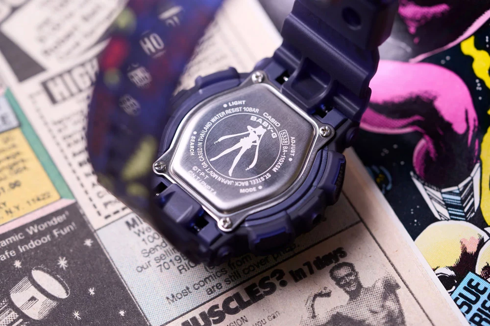 Casio Casio BA-110XSM-2A, baby-g япония женские часы на браслете пластик боковой вид