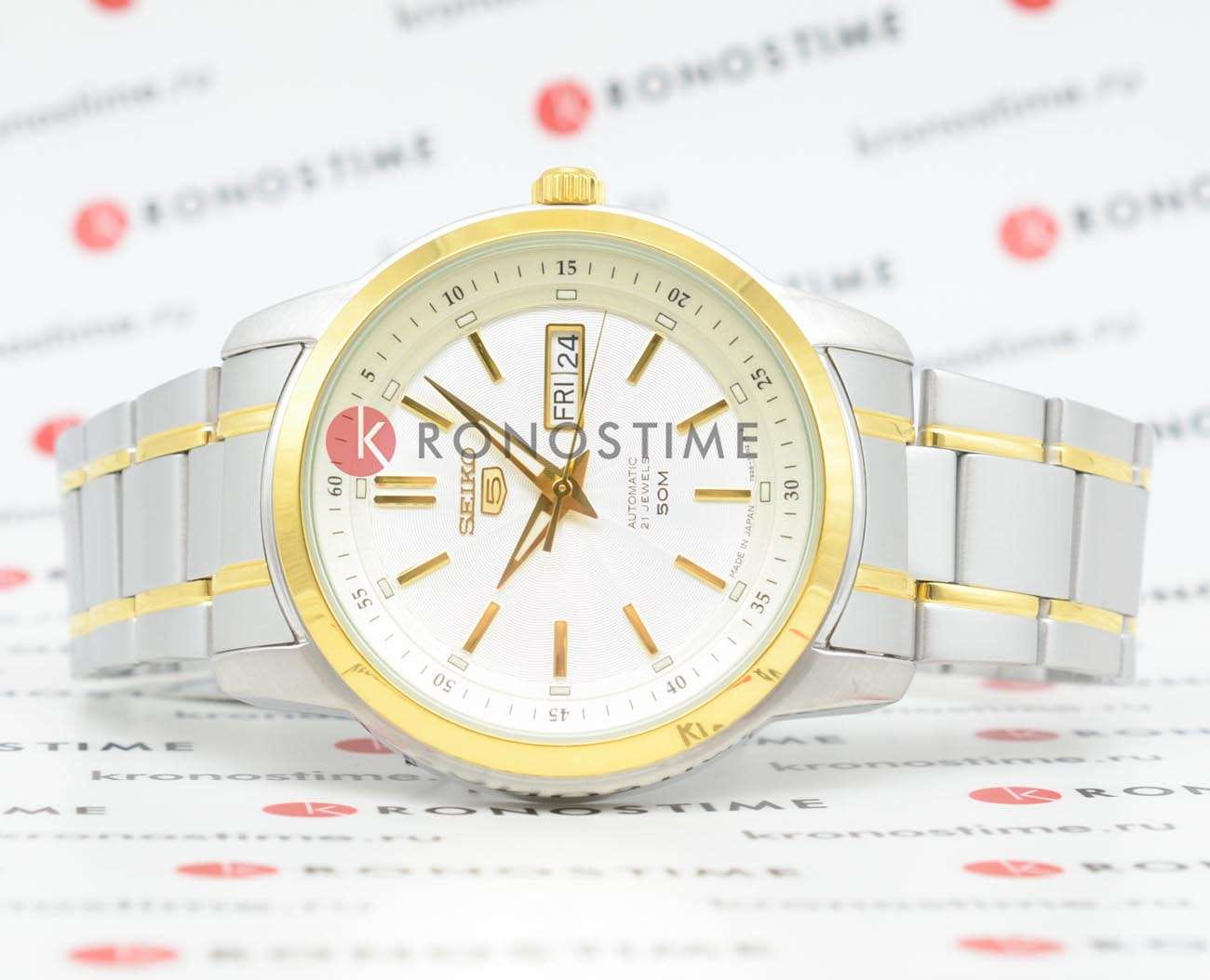 Seiko Seiko 5 Regular SNKM92J1 , наручные мужские часы фото под углом