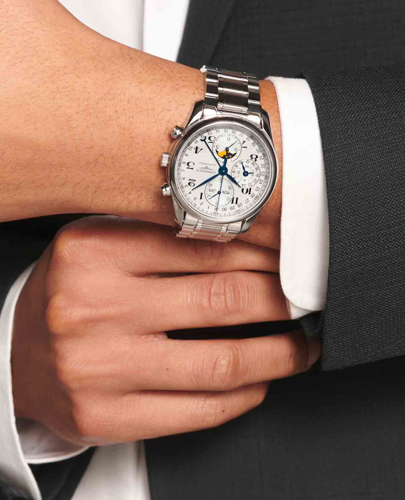 Оригинальные часы Longines Longines Master Collection L2.673.4.78.6 кварцевые калибр механизма l687 общий вид