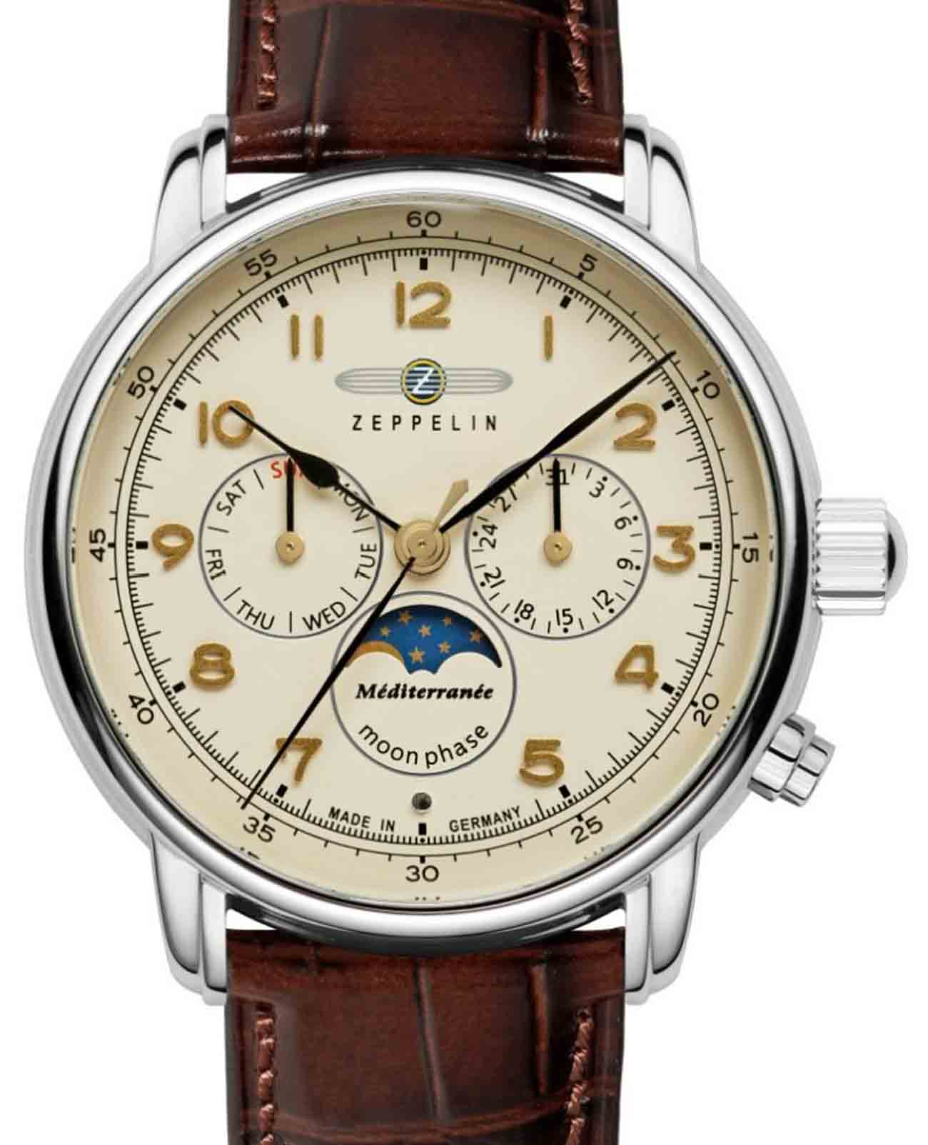 Zeppelin Zeppelin Mediterranee Zep-96365 , наручные мужские часы фото под углом