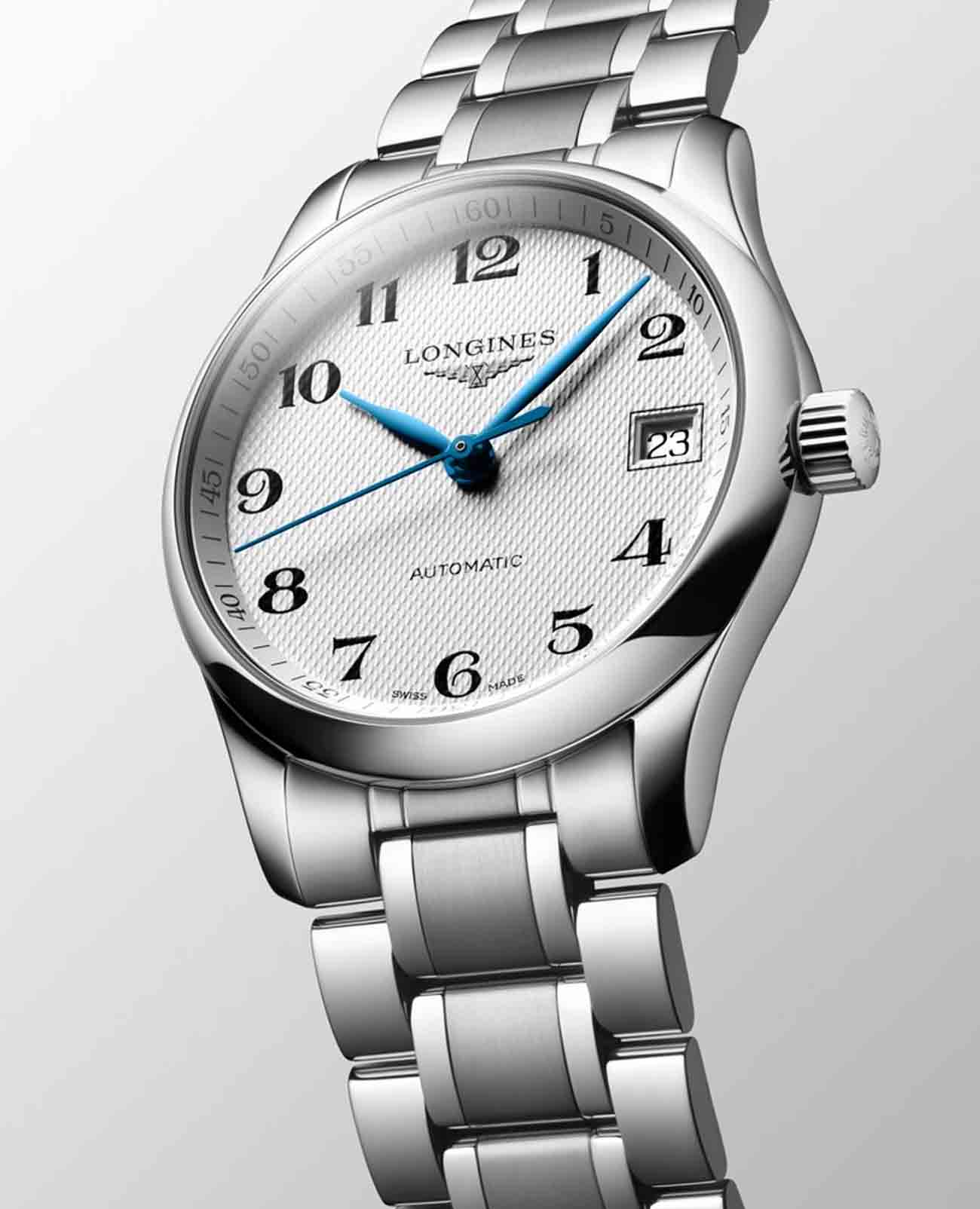 Longines Longines Master Collection L2.357.4.78.6 женские часы белый циферблат на запястье