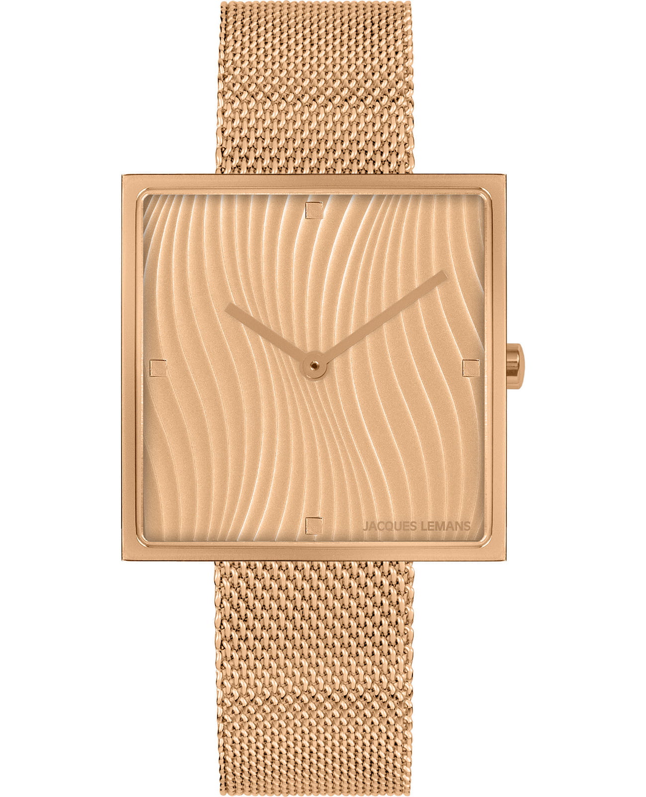 Jacques Lemans Jacques Lemans  Design Collection 1-2094F  1-2094F кварцевые женские часы золотой циферблат, браслет нержавеющая сталь — вид спереди