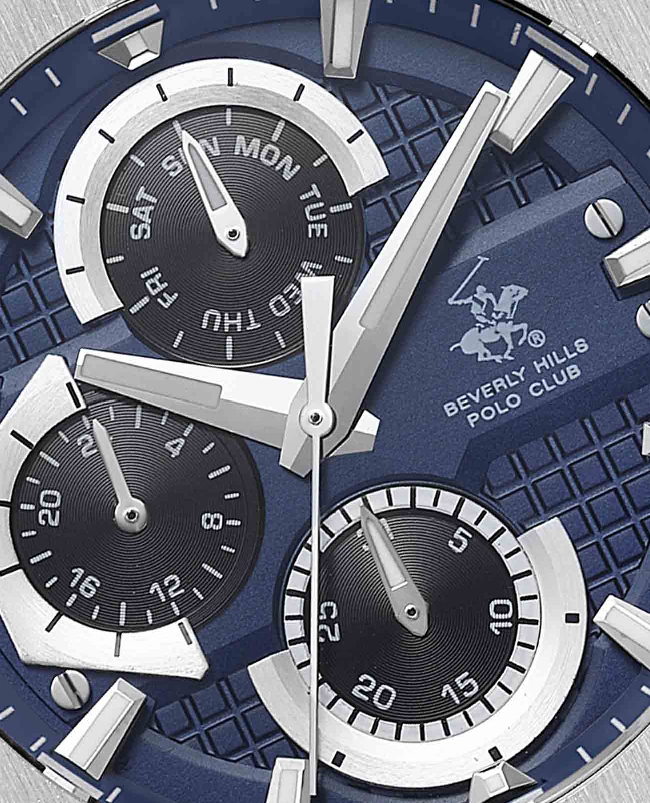 Beverly Hills Polo Club Beverly Hills Polo Club Quartz BP3623X.399 мужские часы синий циферблат на запястье