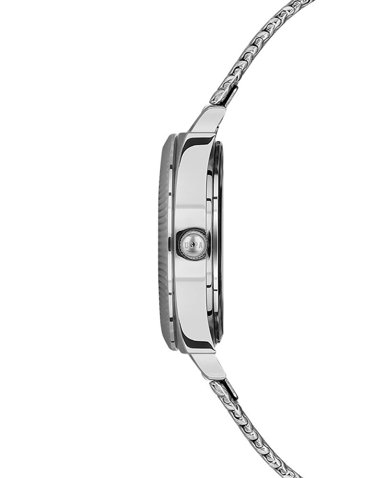 U.S. Polo Assn. U.S. Polo Assn. Stile USPA2062-02,  сша женские часы на браслете нержавеющая сталь боковой вид