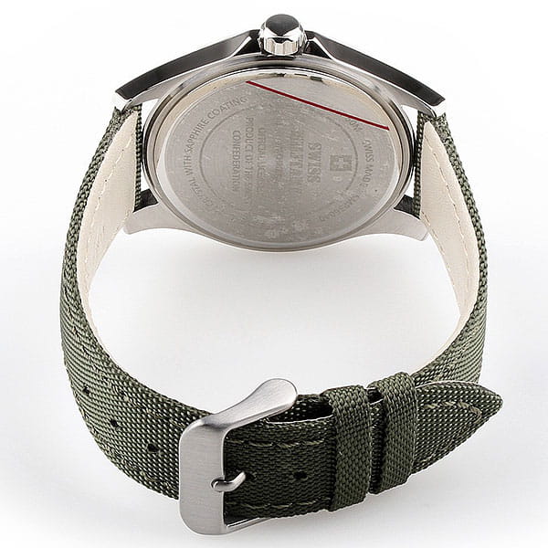 Swiss Military by Chrono Swiss Military by Chrono Day Date SMP36040.05  - задняя крышка сталь металл корпуса, швейцария часы