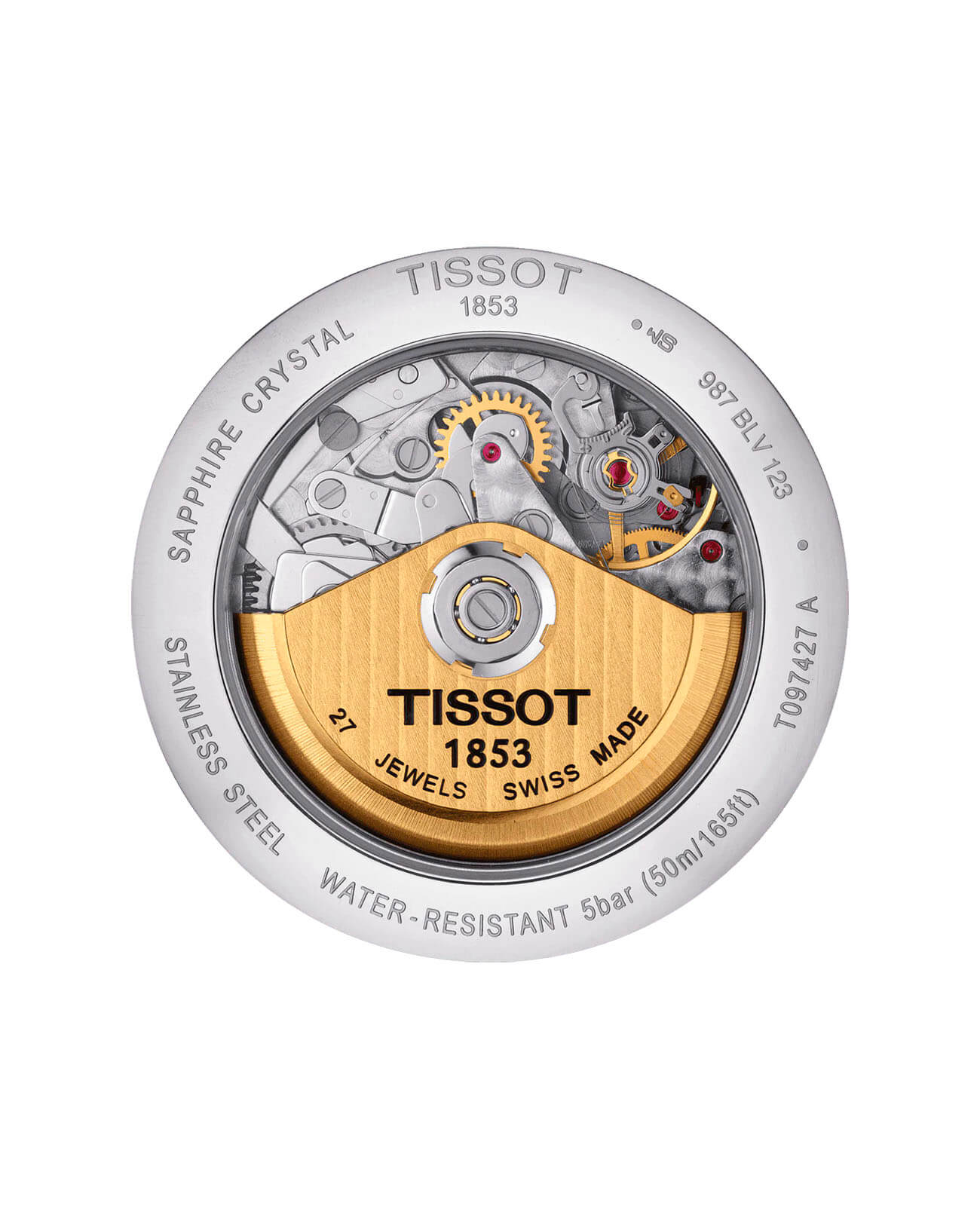 Tissot Tissot Bridgeport Automatic Valjoux T097.427.26.033.00 Bridgeport, наручные мужские часы фото под углом