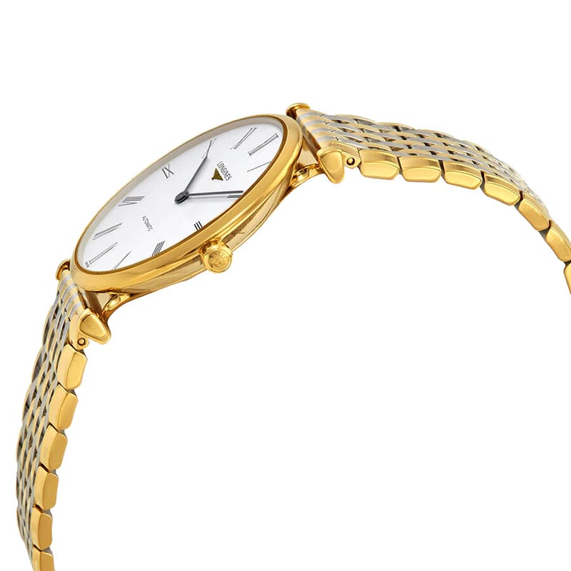 Longines Longines La Grande Classique  L4.908.2.11.7, la grande classique швейцария мужские часы на браслете нержавеющая сталь с pvd-покрытием боковой вид