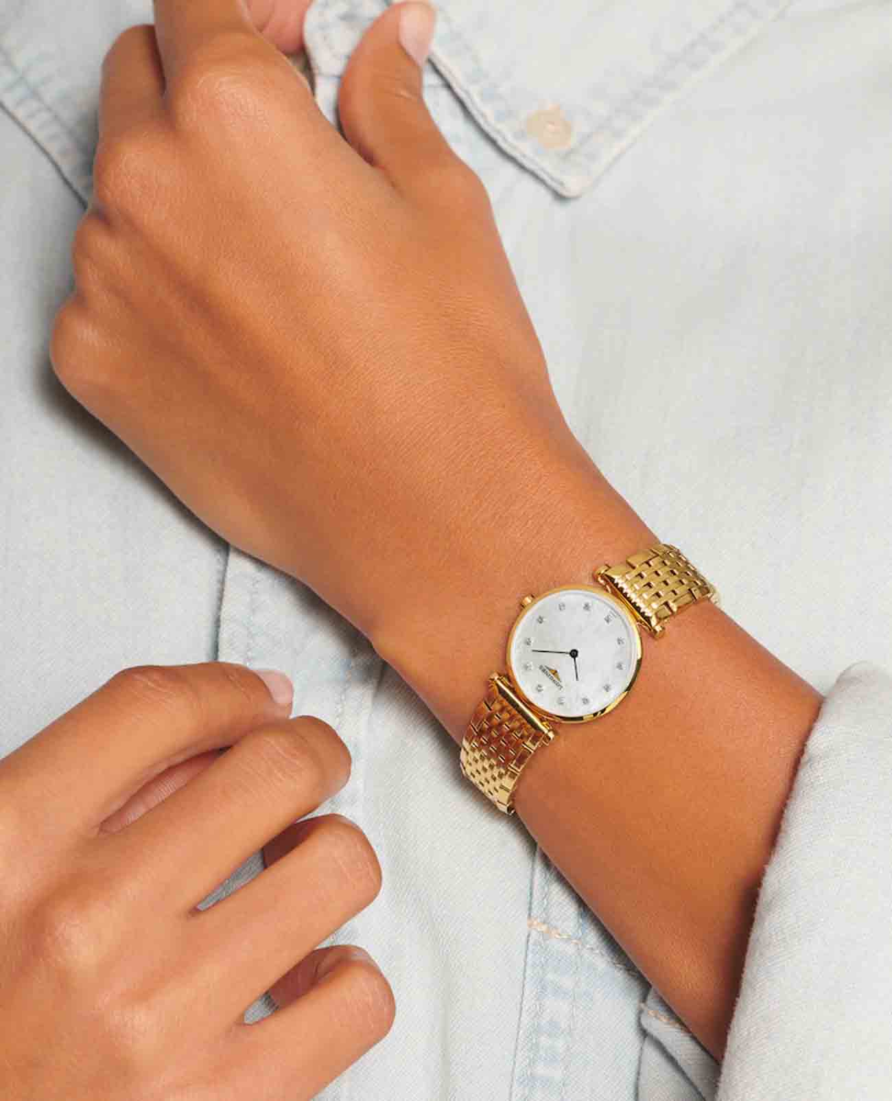 Оригинальные часы Longines Longines La Grande Classique L4.209.2.87.8 кварцевые калибр механизма l209 (на основе eta e03.001) общий вид