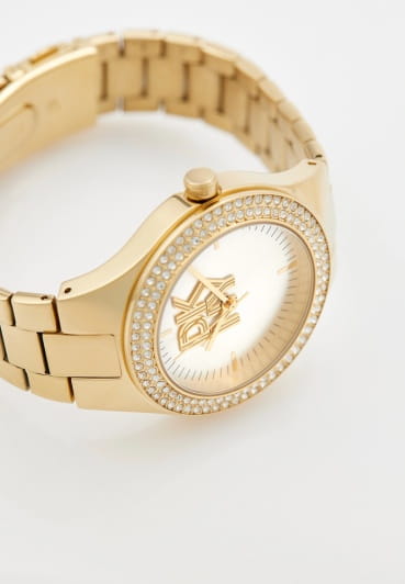 DKNY DKNY Parsons Glitz DK1L025M0045 , наручные женские часы фото под углом