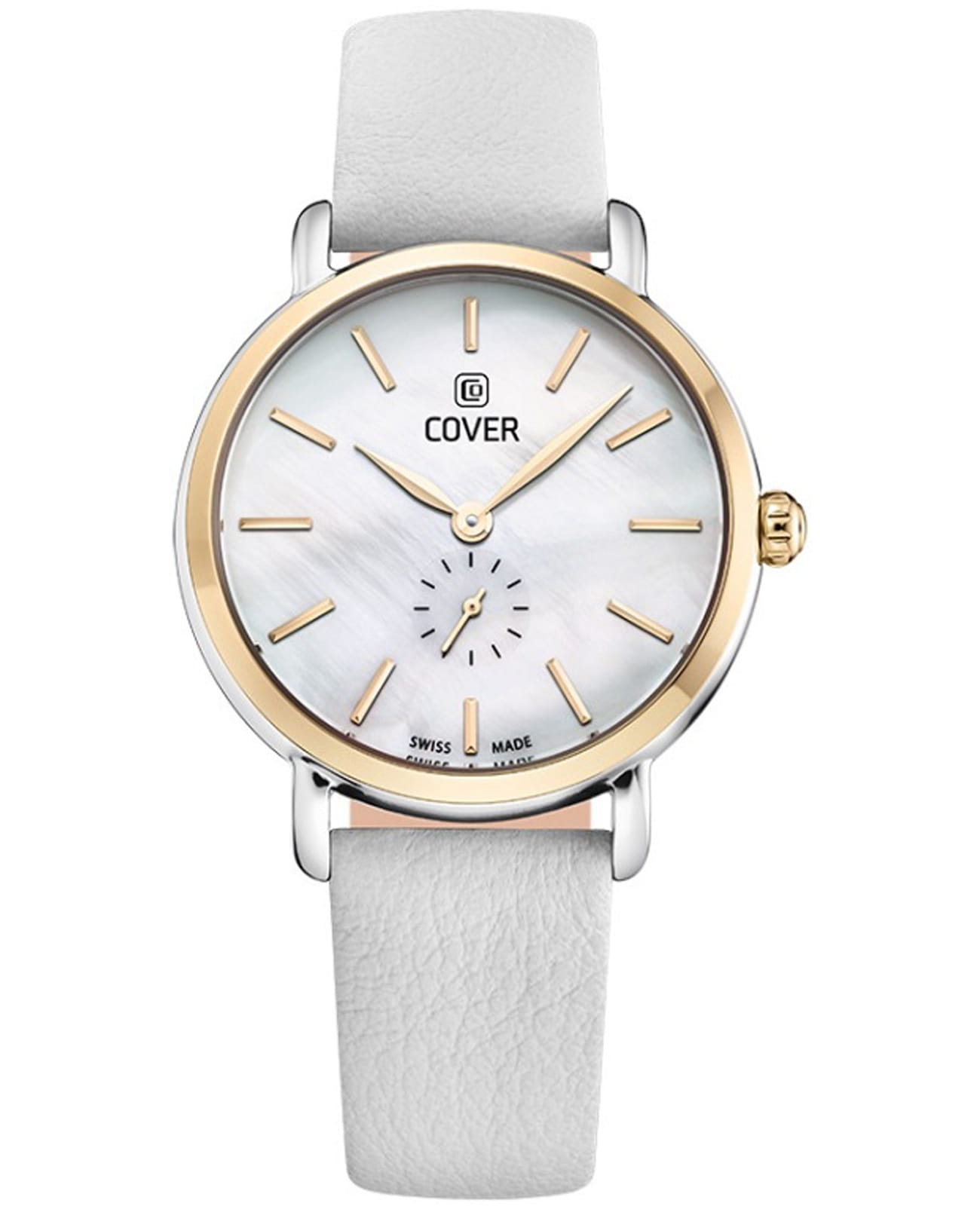 Cover Cover Pearl Dreams Lady CO199.10  CO199.10 кварцевые женские часы перламутровый циферблат, браслет кожаный — вид спереди