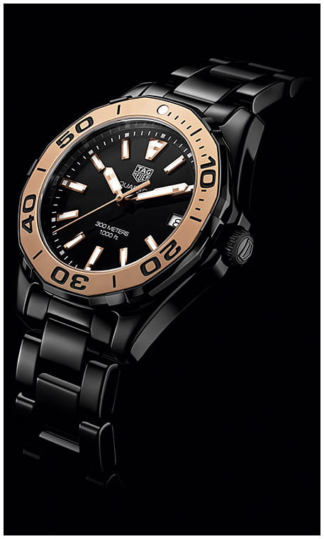 TAG Heuer TAG Heuer Aquaracer WAY1355.BH0716 , наручные женские часы фото под углом